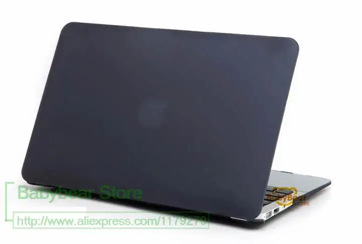 2в1 роскошный матовый чехол для Apple Macbook Pro13 15 Air 13 11 дюймов Чехол-протектор для Mac Чехол-книжка+ чехол-клавиатура для ЕС или США - Цвет: Черный