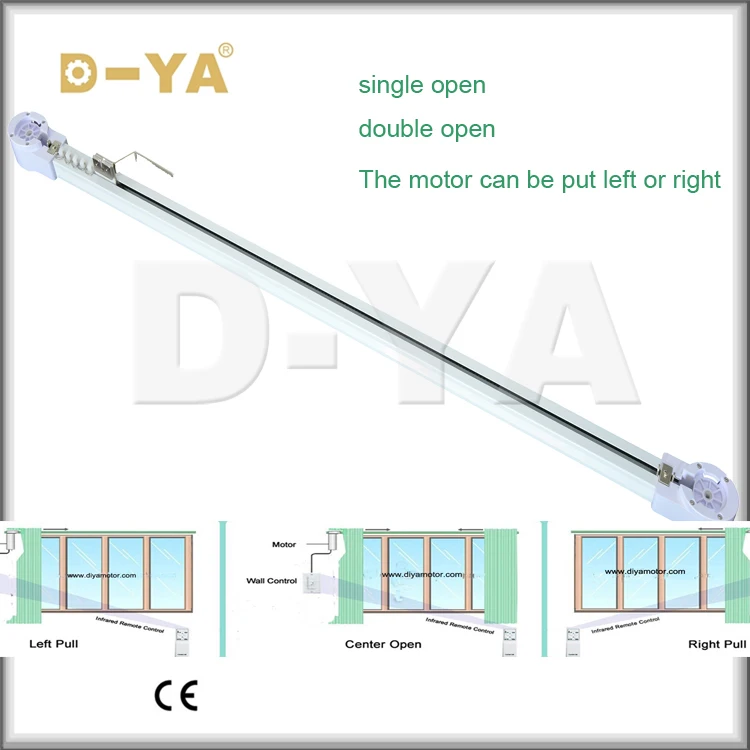 Супер Довольно Прочный моторизованный штор полюс трек для автоматического электрического затвора