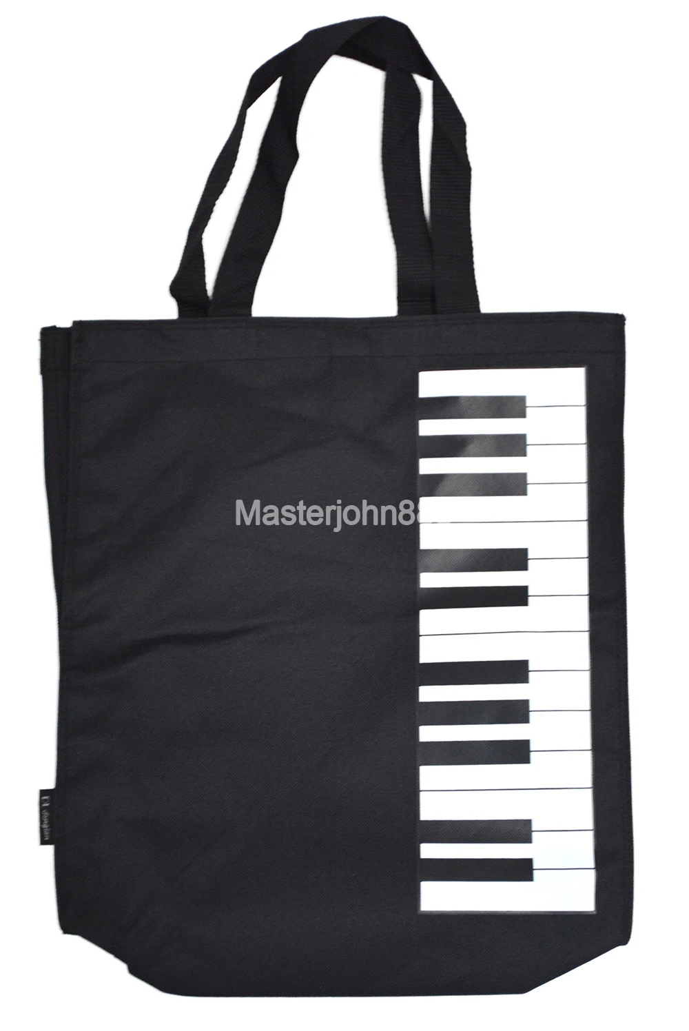 

Music Topic Piano Key Music Note Guitar Violin Quality Oxford Bag Handbag Shopping Bag