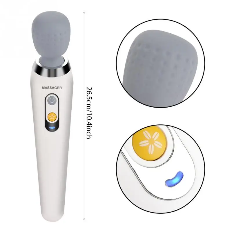 Good Healthy Powerful Wand Massager Cordless Massager for Muscles Handheld Deep Tissue