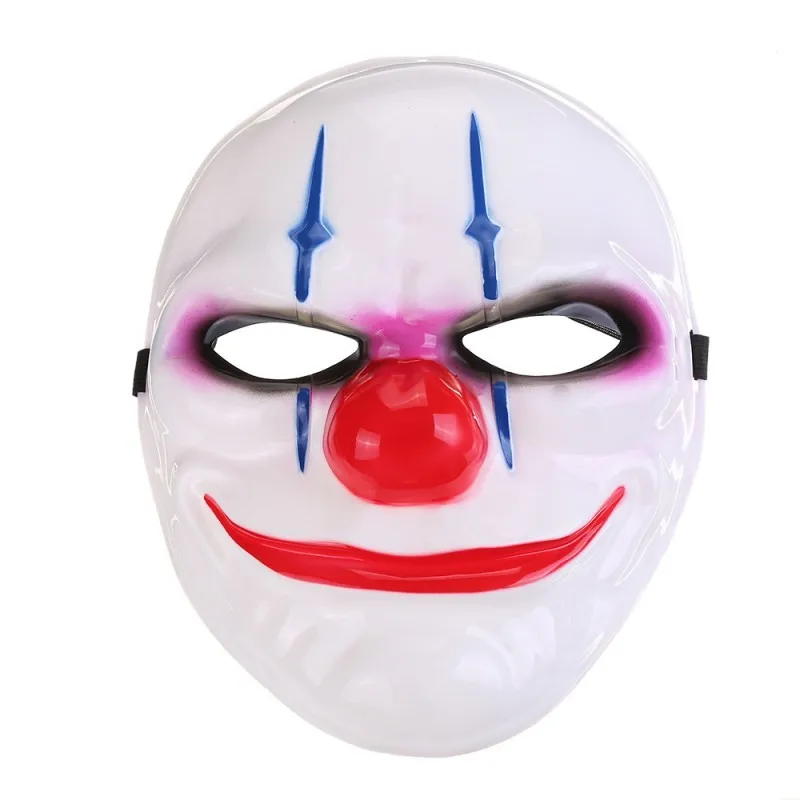 

Party Mask Masquerade PVC Scary Clown Mask Payday Halloween Mask For Party Mascara Carnaval