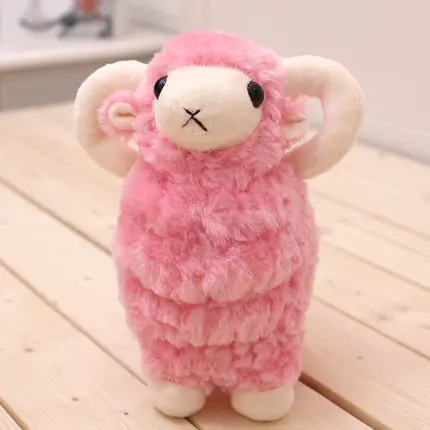 60 см Альпака плюшевая игрушка Викунья пакос мягкая плюшевая Alpacasso овца лама мягкая игрушка Подарки для детей и девочек - Цвет: Розовый