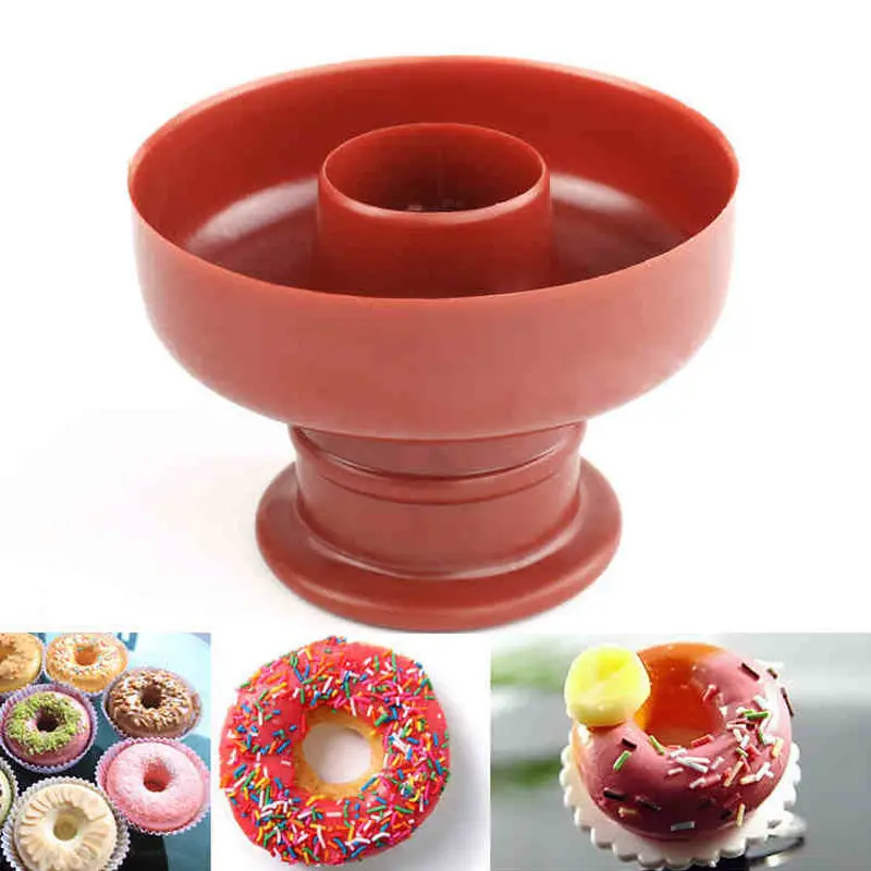 

DIY Donut Maker Cutter Mold Fondant Cake Bread Desserts Bakery HOT Mould Tool