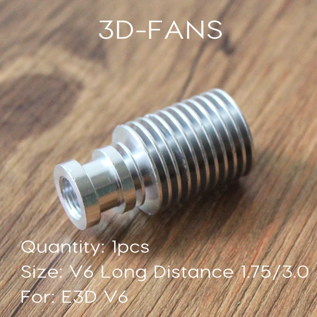 Modest 3D V6 Extruder Radiator Remote All-Metal Long / Short distance Heat Sink Pipe For 1.75mm 3mm Feeding For 3D Printer