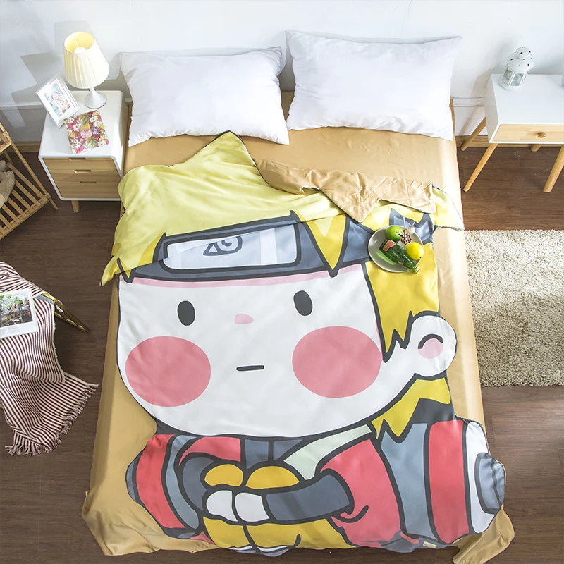 

Cartoon Uzumaki Naruto Summer Cool blanket air conditioning comforter children Adult Anime Cool Naruto Alien blanket