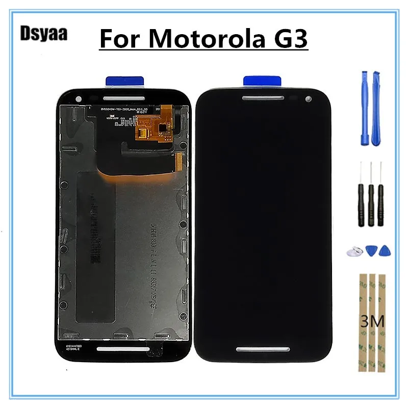 5 дюймов для Motorola G3 XT1544 XT1550 XT1540 XT1541 XT1543 ЖК-дисплей кодирующий преобразователь