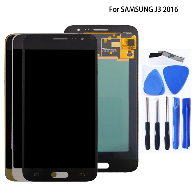 

AMOLED for Samsung J320 J320FN LCD Monitor Digitizer for SAMSUNG Galaxy J3 2016 J320 LCD Touch Screen + Free Shipping