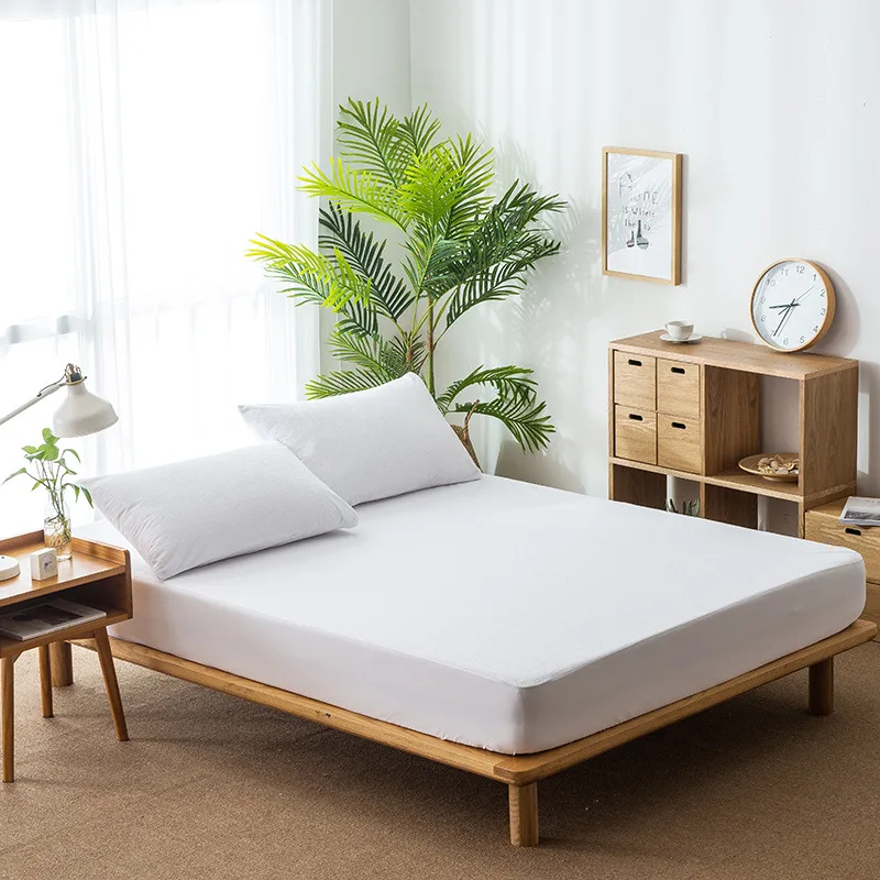  New Matress Cover 100% Waterproof Mattress Protector Bed Bug Proof Dust Mite Mattress Pad Cover For