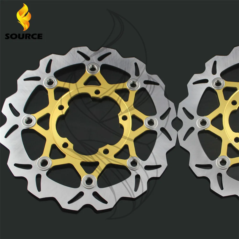 motorcycle parts Aluminum alloy  & Stainless steel outer ring  Front Brake Disc Rotor For Suzuki M1800R 2006 2007 2008 2009
