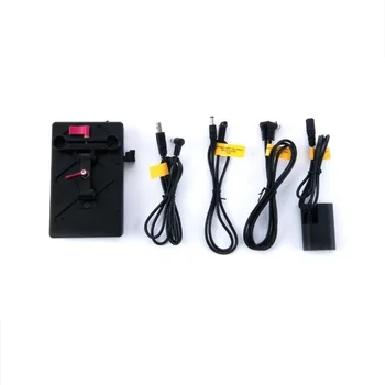 

ROLUX RL-VFU2 USB port dslr v mount power adapter 5D2 Camera V lock power supply system Muitl Output Adaptor v mount plate