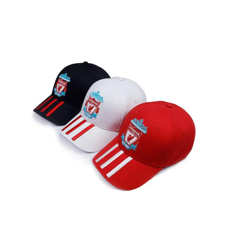 

World Football Club Embroidered Baseball Cap Soccer Team Logo Adjustable Cap for Soccer Fans(F.C Liverpool)