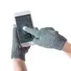 Трикотажные перчатки женские мужские зимние кашемировые вязаные сенсорные пальцы экран теплый флис женские зимние перчатки guantes тактильные - Цвет: 3