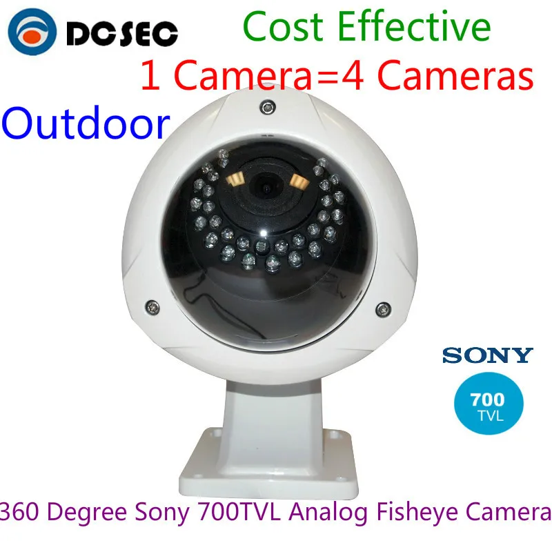 Супер панорама Fisheye Камера 700TVL Sony Effio CCD 360 градусов широкоугольный Открытый