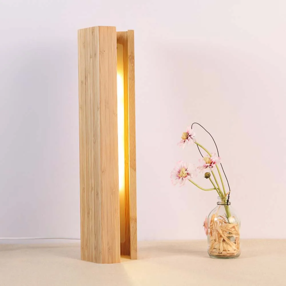 

Nordic LED Wooden Lamp Modern Eye-protect Reading Dimmer Lamps Bedroom Warm Night Light Office USB Plug Decor Desk Lamp