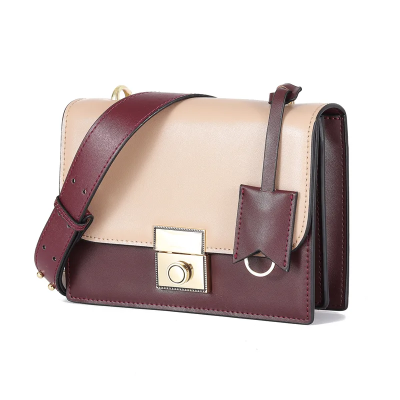 

New Type Small C Family K Female Bag Single Shoulder Slanting Fashion Broad Shoulder Band Organ c k Retro Small Square Bag