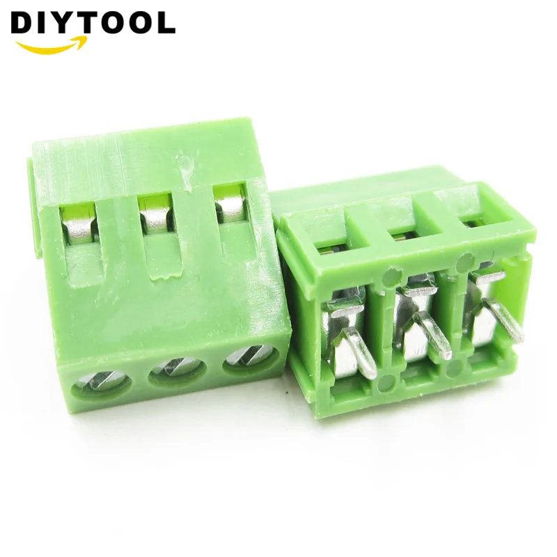 

10PCS KF128 3P 5mm 3PIN Terminal Screw Terminal Connector Splice connector