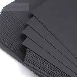 A4 A5 черный картон 250 г 300 г 400 г карты карточная бумага