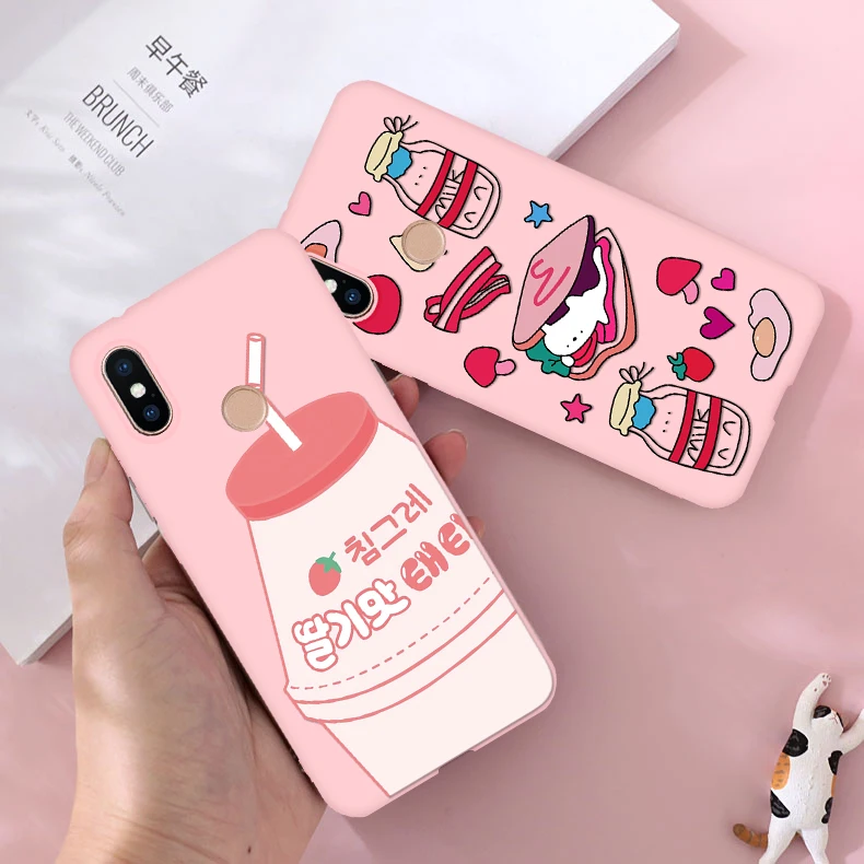 

Candy Pink Silicone Case For Xiaomi Redmi Mi A2 8 Lite 9 Note 4 Global 4X 4A 5 Plus 5A 6 6A 7 Pro Pocophone F1 S2 Y2 A1 8 Case