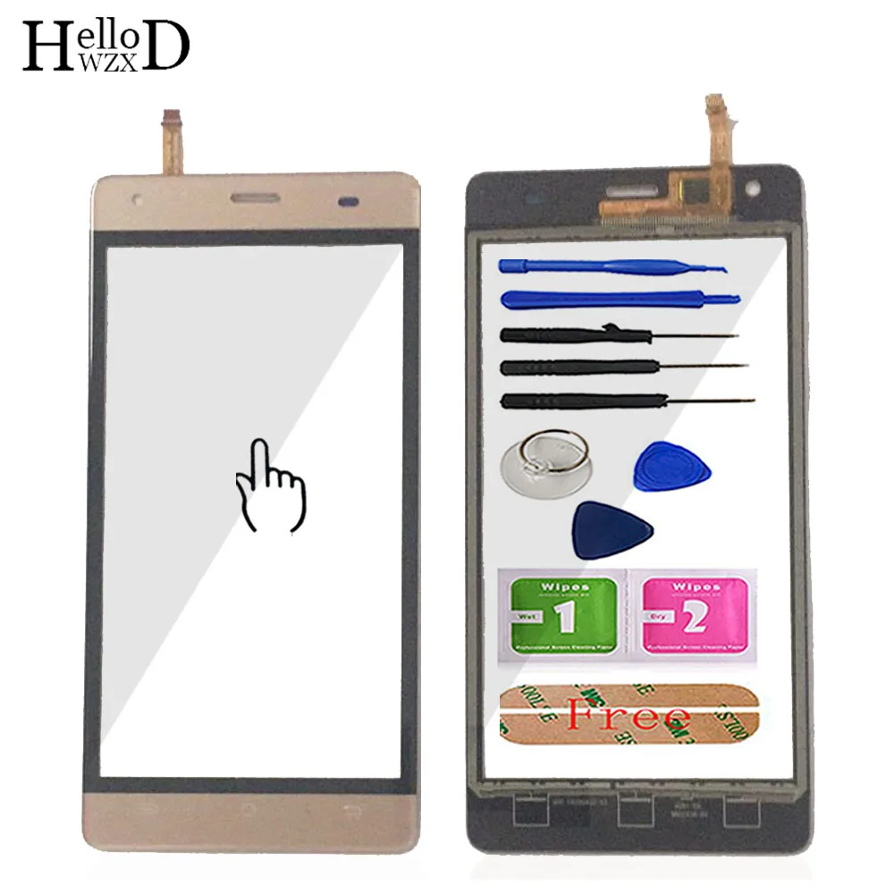 

5.0'' Mobile Phone Touch Panel For Cubot Echo Front Touch Screen Glass Digitizer Panel Lens Sensor Flex Cable Tools + Adhesive