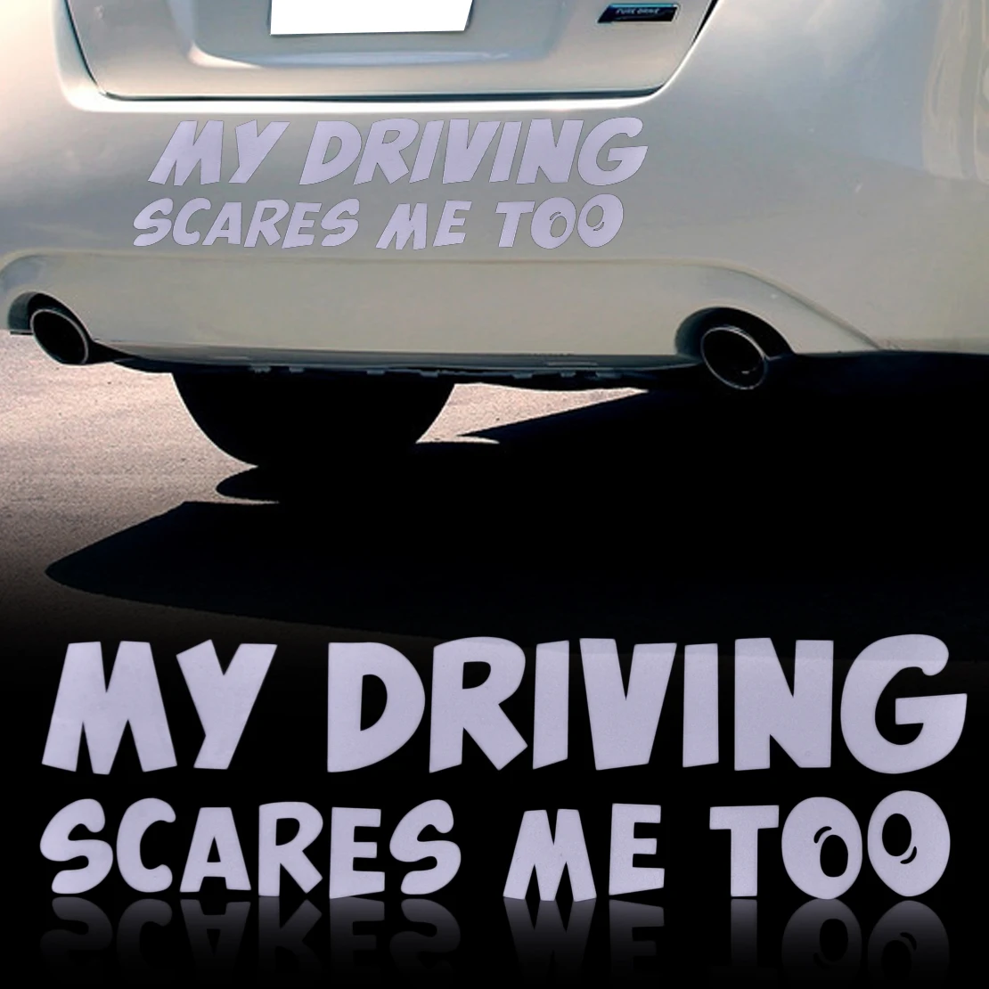 I HAVE BRAKES CAR BUMPER STICKER FUNNY DRIFT JDM 4x4 HONDA FORD EURO