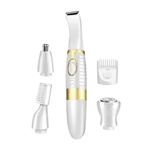 Электрический триммер для волос в носу, триммер для бровей, бороды, тример для женщин и мужчин, инструменты для стрижки волос, Портативный прочный набор для ухода за волосами