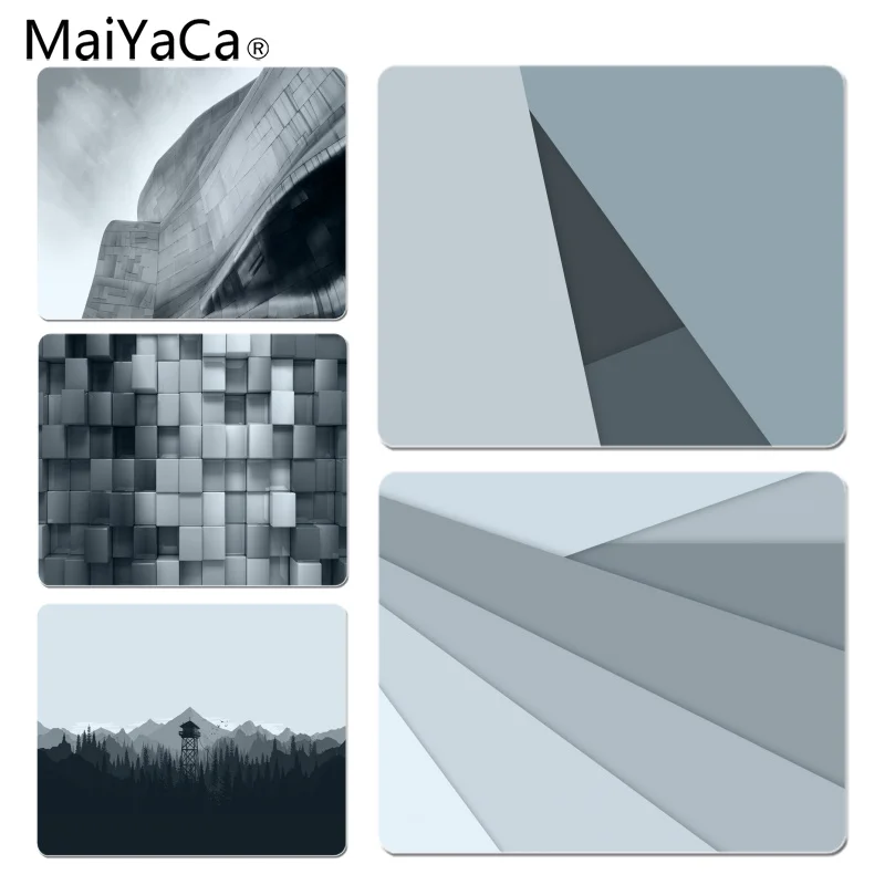 

MaiYaCa Vintage Cool Grey Art Design Silicone Pad to Mouse Game Size for 18x22cm 25x29cm Rubber Mousemats