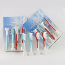 DHL Free Shipping 800pcs HX6044 Sonic Tooth Brush Replacement For Philips Sonicare Electric Toothbrush Heads Kids