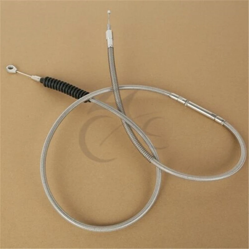 180CM Stainless Braided Clutch Cable For Harley Sportster 1200 Iron 883