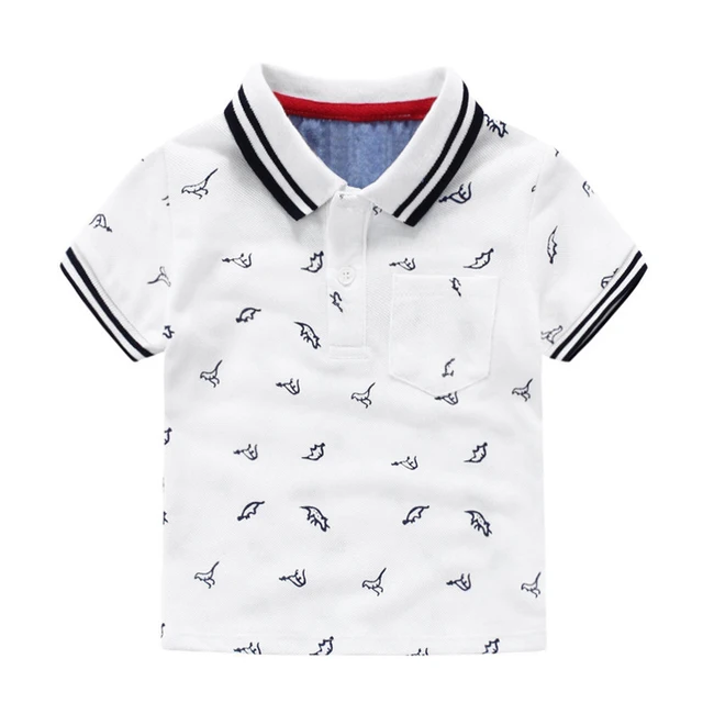 Boy Classic Polo Shirt 2018 Summer Toddler Kids School Uniform Short