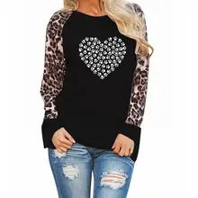 2019 Fashion Cat Dog Paw Animal Print T-Shirt For Women Leopard Print Long Sleeve T-Shirt Harajuku Women Top T-Shirt Punk Summer 2019 Fashion Cat Dog Paw Animal Print T-Shirt For Women Leopard Print Long Sleeve T-Shirt Harajuku Women Top T-Shirt Punk Summer