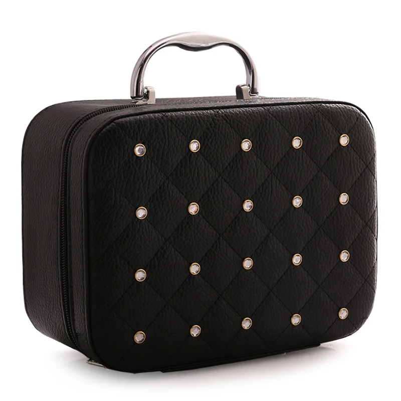 

Portable Simple Storage Box Large Capacity Multi-function Suitcase Fashion Travel Cosmetic Case Waterproof Lovely