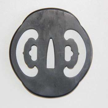 

Japanese Historical Samurai Tsuba Katana Hand Guard Metal Fitting Iron Steel