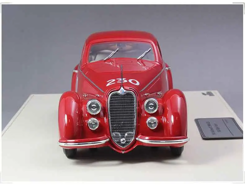 1:18 высокая имитация TSM Alfa Romeo 8C 2900B Классический гоночный автомобиль полимерная модель автомобиля подарок