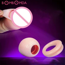 2pcs/set Silicone Sex Product for Men Dildo Cocks Ring Toy Products Foreskin Ring Protection Rings Delay Lasting Penis Rings O3