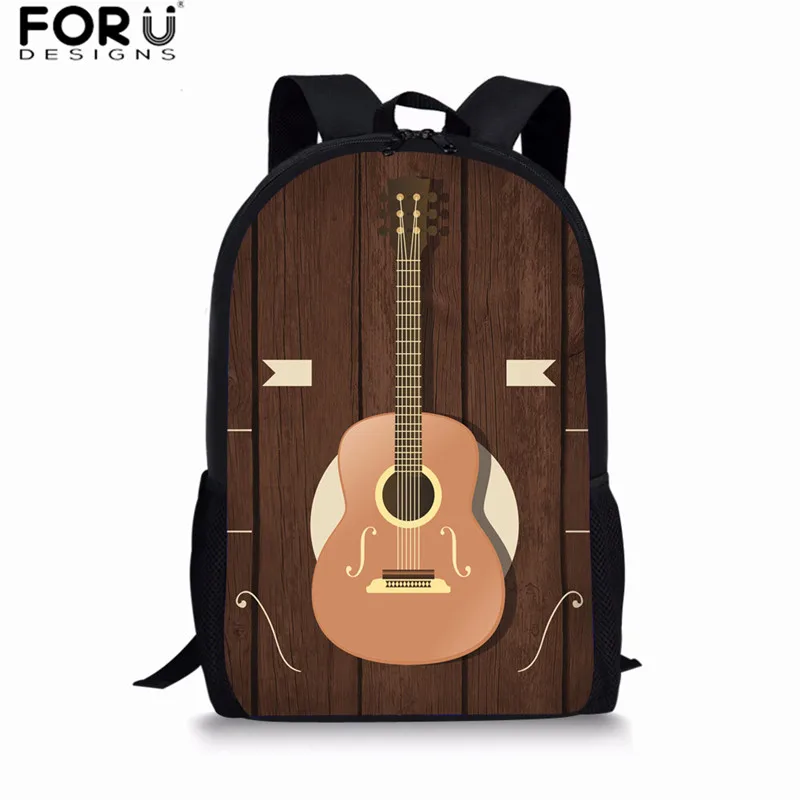 L2640C FORUDESIGNS/школьная сумка с принтом на гитарных инструментах для девочек-подростков; детская школьная сумка для учеников начальной школы; сумки для книг - Цвет: L2640C