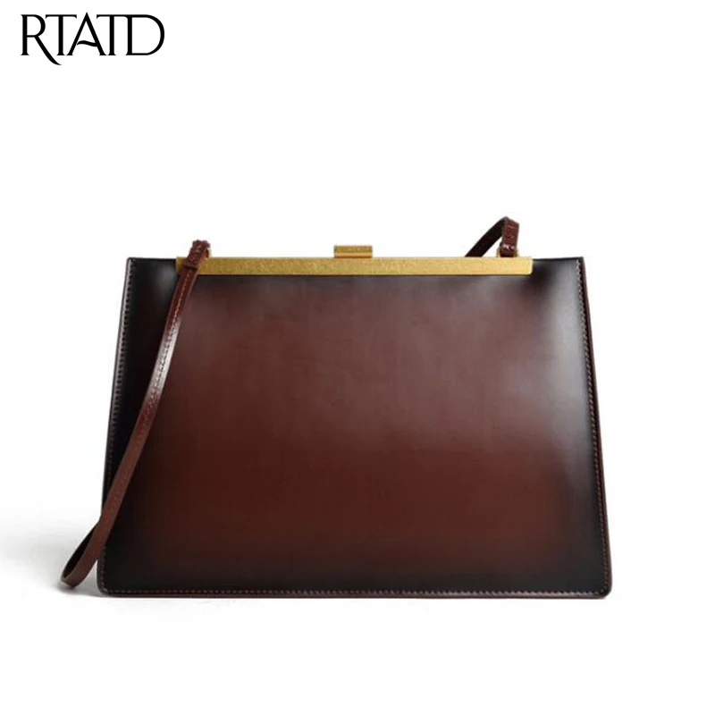 

Vintage Women Leather Handbag Fashion Brand Design Women Bags Hasp Design Lady Messenger Crossbody Bags