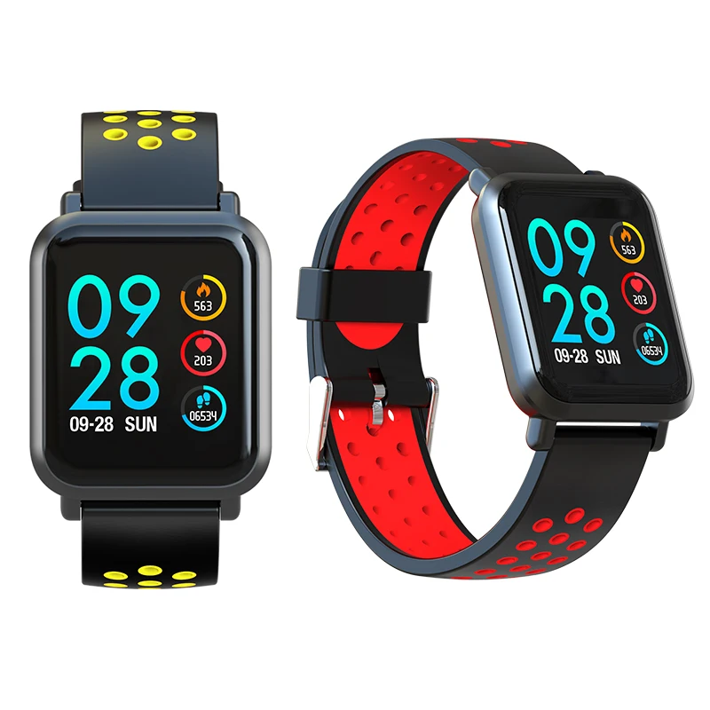 

2.5D Smartwatch Waterpoof Blood Pressure Oxygen Monitor Fitness Heart rate Smart Watch Activity Tracker For Iphone Android