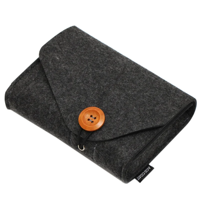 1 шт. дорожная мини сумка для проводов портативный цифровой USB гаджет сумка для хранения Органайзер зарядное устройство проводные наушники фетр, сумка для монет