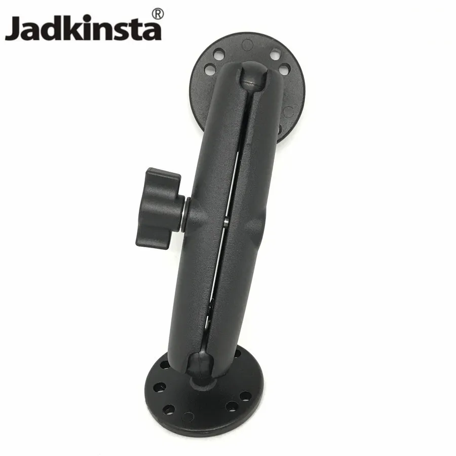

Jadkinsta Double Socket Arm Ball Mount Round Base with AMPS Hole Pattern RAM-B-202U for Ram Mounts for Gopro GPS Cellphone