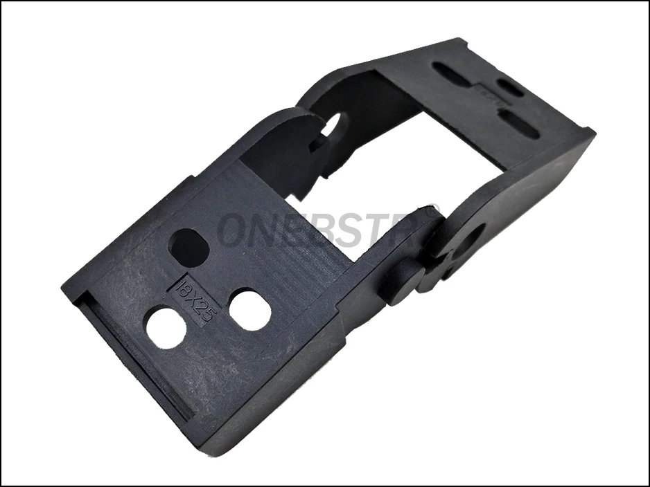 JFLO One Pair of 18x25 Bridge outside Drag Chain Joints towline end Connectors Plastic Cable Wire Carrier drag chain jionts 8