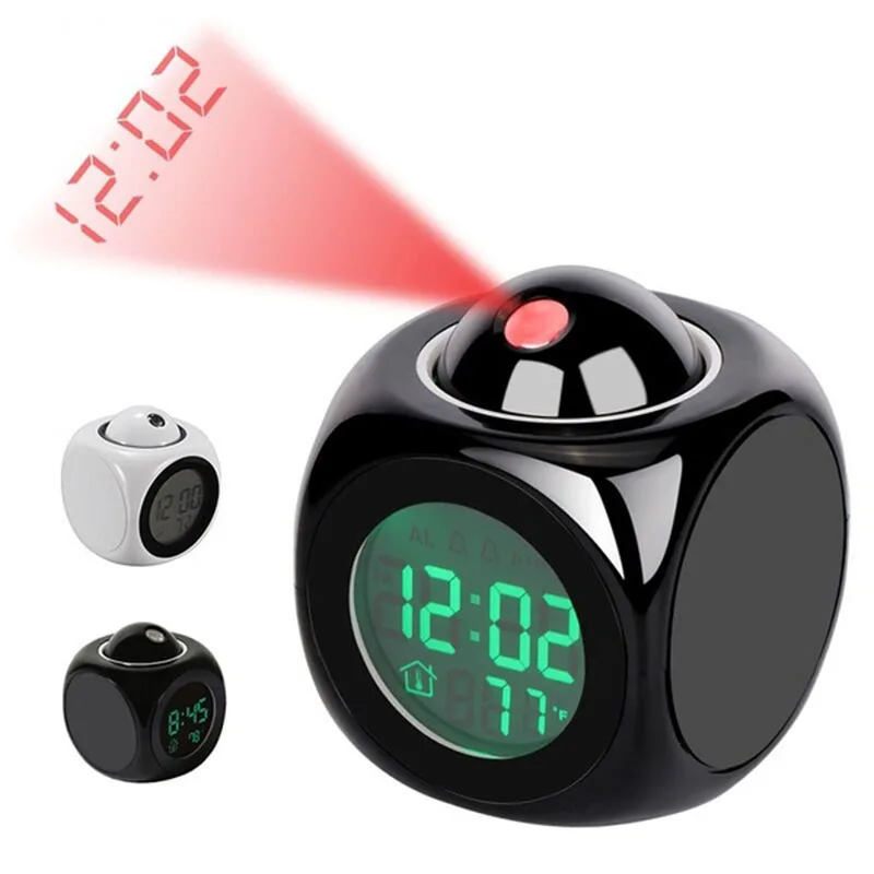 Alarm Clock Night Light With ProjectorLamp (4)