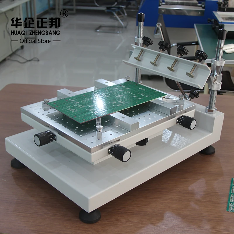 Печатный станок для производственная линия с технологией поверхностного монтажа, SMD ручной принтер для нанесения паяльной пасты или клея на печатные платы ZB3040H