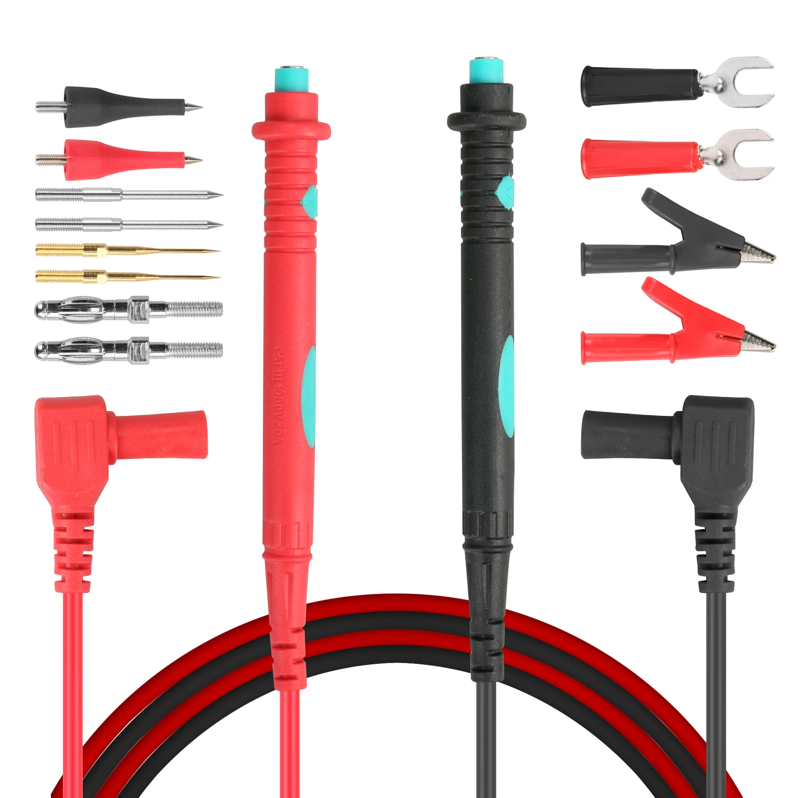14PCS Electronic Specialties Test Lead kit Automotive Test Probe Kit Multimeter probe leads kit Banana plug for multimeters цена 14PCS Electronic Specialties Test Lead kit Automotive Test Probe Kit Multimeter probe leads kit Banana plug for multimeters цены онлайн