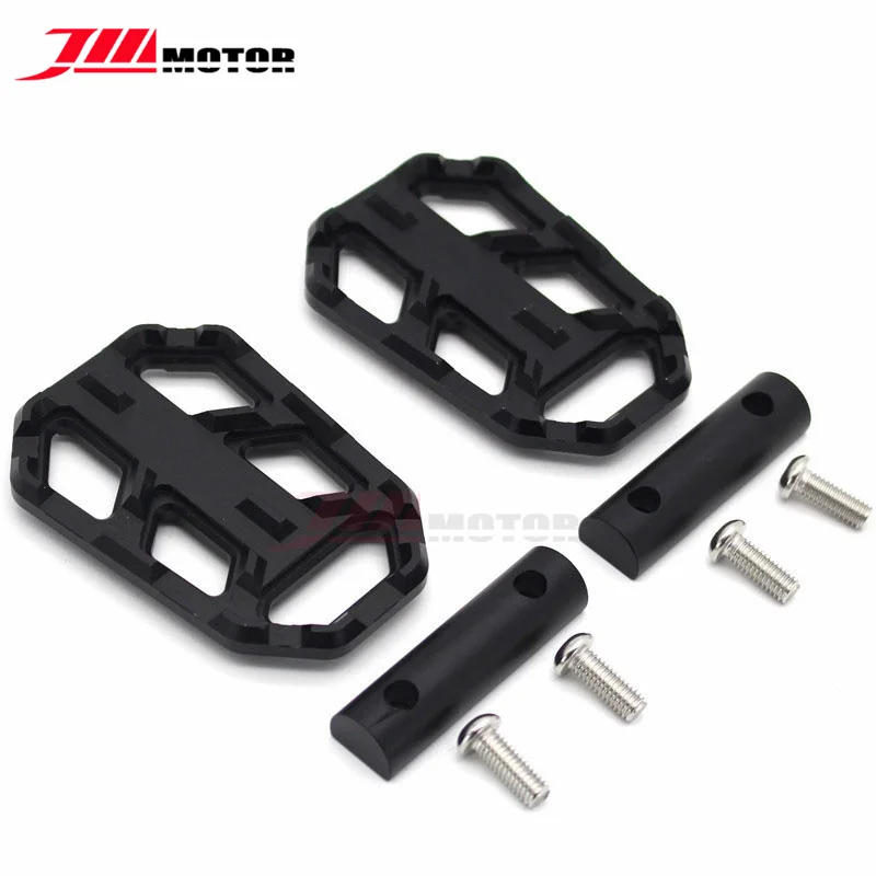 

Motorcycle CNC Billet Wide Foot Pegs Pedals Rest Footpegs Extension Pad For BMW R1200GS LC R1200GS ADV R1200 GS 2013-2018