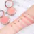 O. TWO.O Face Blusher Powder Palette Makeup Cheek Blusher Powder Minerals Palettes Blusher Brush Palette Cream Natural Blush