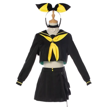 

Vocaloid MAGICAL MIRAI 10th Anniversary Live Vocal Concert Kagamine Len Rin Sailor Suit Tops Dress Uniform Cosplay