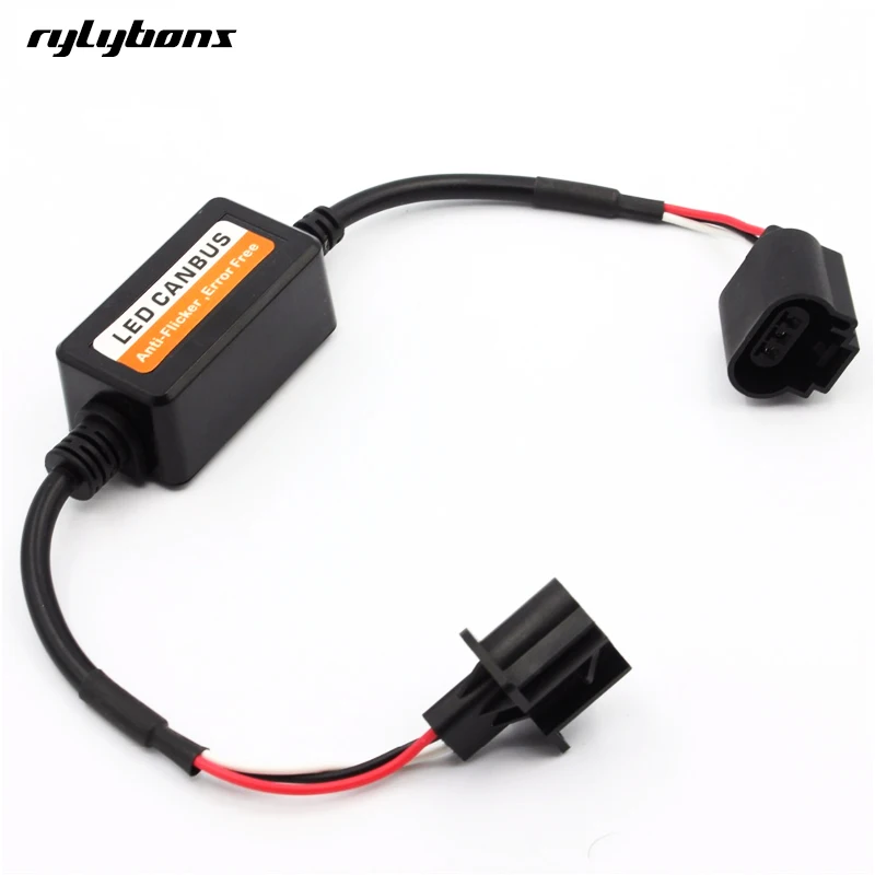 

rylybons Error Free Canbus Decoder for Car Led Light Bulb LED Headlight H4 H7 H11 H13 9005 9006 LED Canbus Warning Canceller
