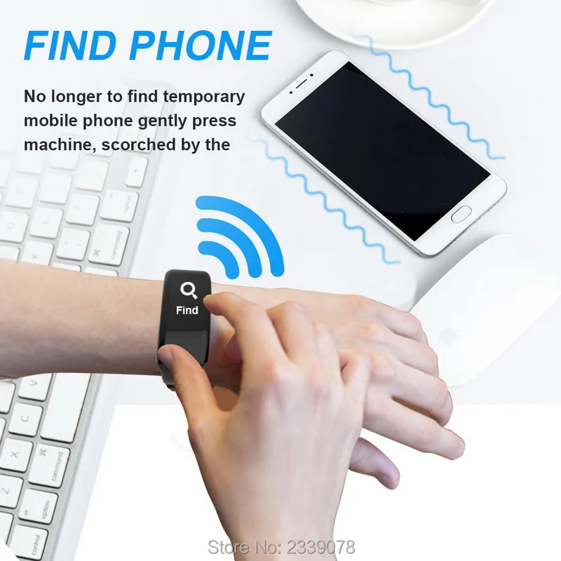 IP67 Waterproof Smart bracelet Bluetooth fitness Band Sport Wristband Heart Rate Monitor watch smartphone fitbit tracker weight controller (14)