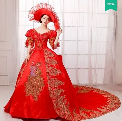 

red royal dress for women royal queen dress royal bridal dress royal party dress