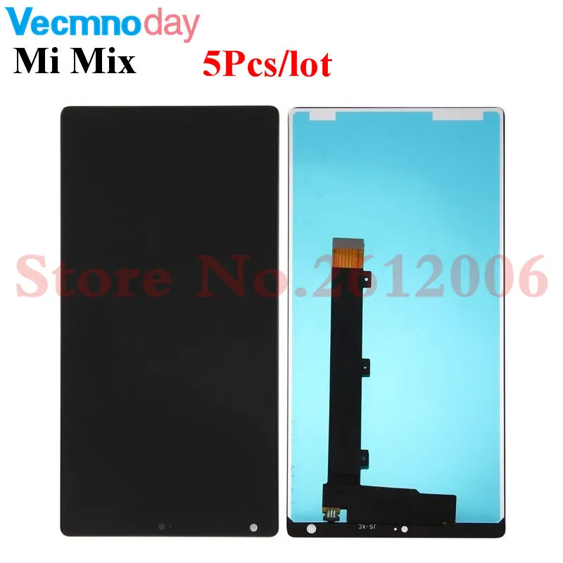 

5Pcs/lot 100% High Quality 6.4 inch LCD Display + Touch Screen Digitizer Assembly Replacement For Xiaomi Mi MIX